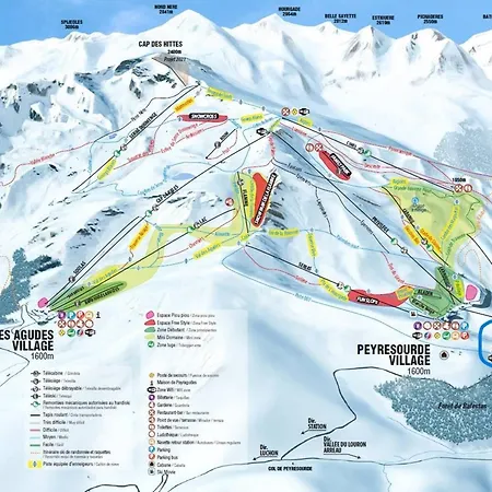 8 Pers. A Peyragudes Avec Balcon Et Animaux Admis - Fr-1-695-98 شقة Gouaux-de-Larboust